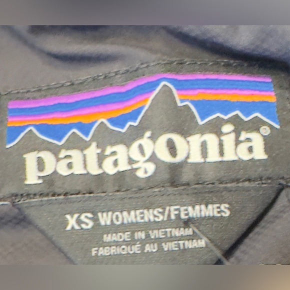 Patagonia Women's Jacket Size XS Mountain View Black Windbreaker - Picture 2 of 10